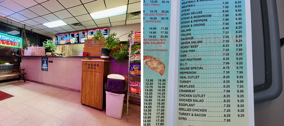 Rainbow Pizza House Menu